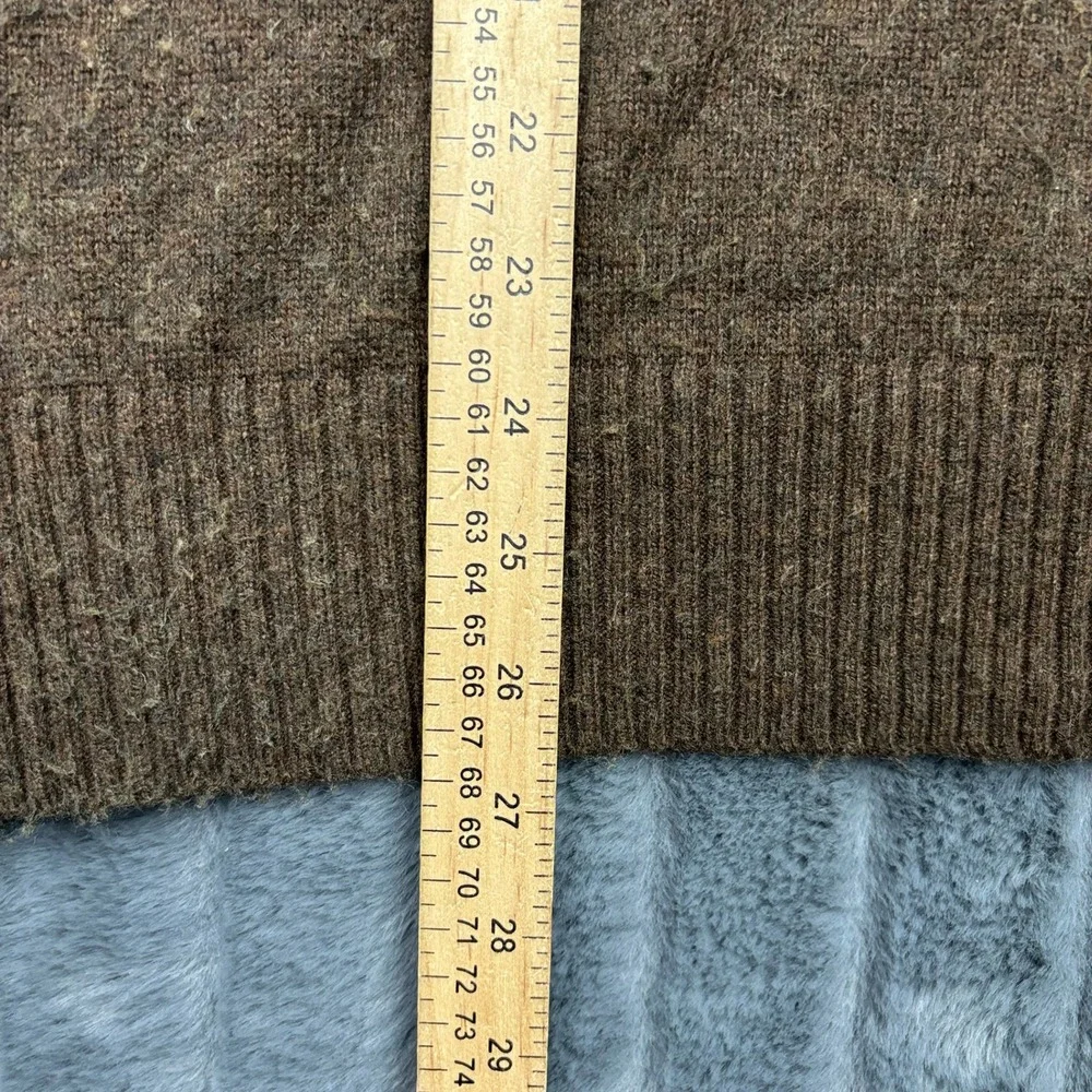 Banana Republic Mens Brown Wool Blend Crew Neck Sweater Large RN 54023